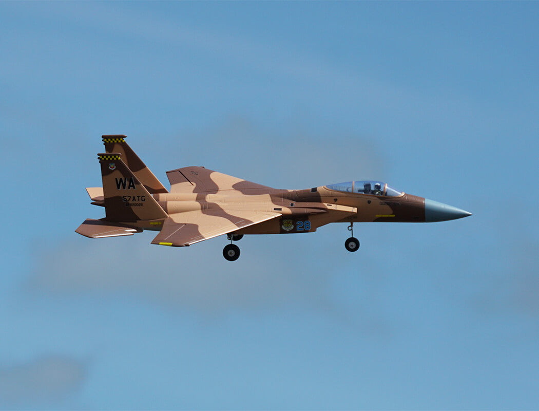 XFLY TWIN 40MM F-15 EDF 710MM JET WITHOUT TX/RX/BATTERY - DESERT CAMO