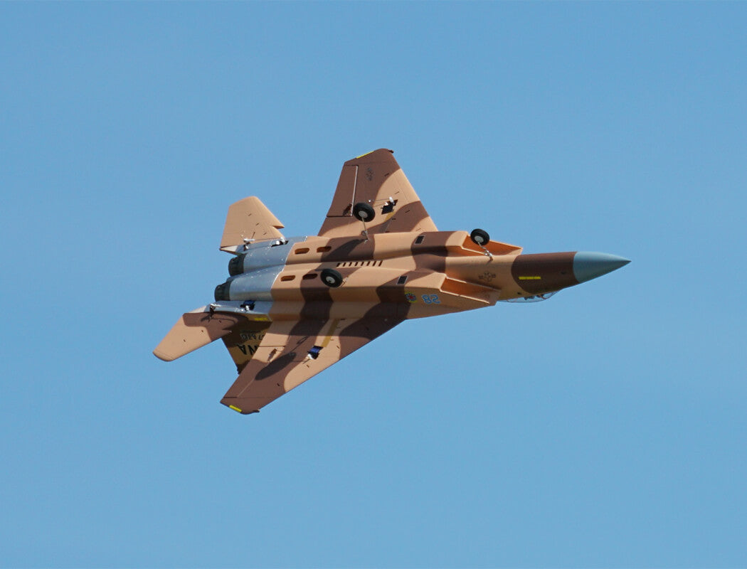 XFLY TWIN 40MM F-15 EDF 710MM JET WITHOUT TX/RX/BATTERY - DESERT CAMO