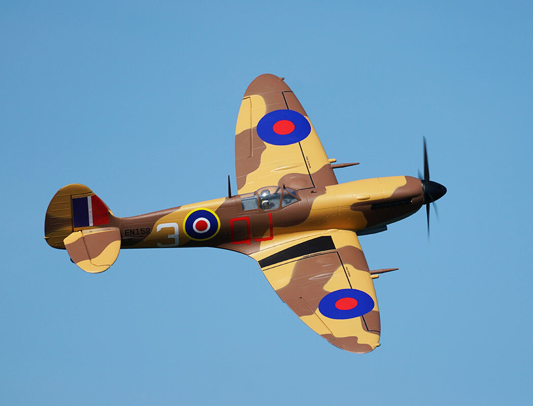 XFLY SUPERMARINE SPITFIRE MKIX BROWN 1200MM WITHOUT TX/RX/BATT