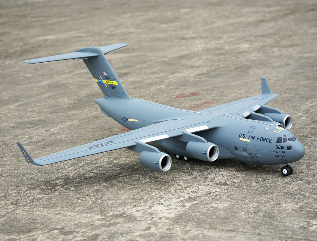 XFLY QUAD 40MM EDF GLOBEMASTER C-17 1200MM W/O TX/RX/BATT