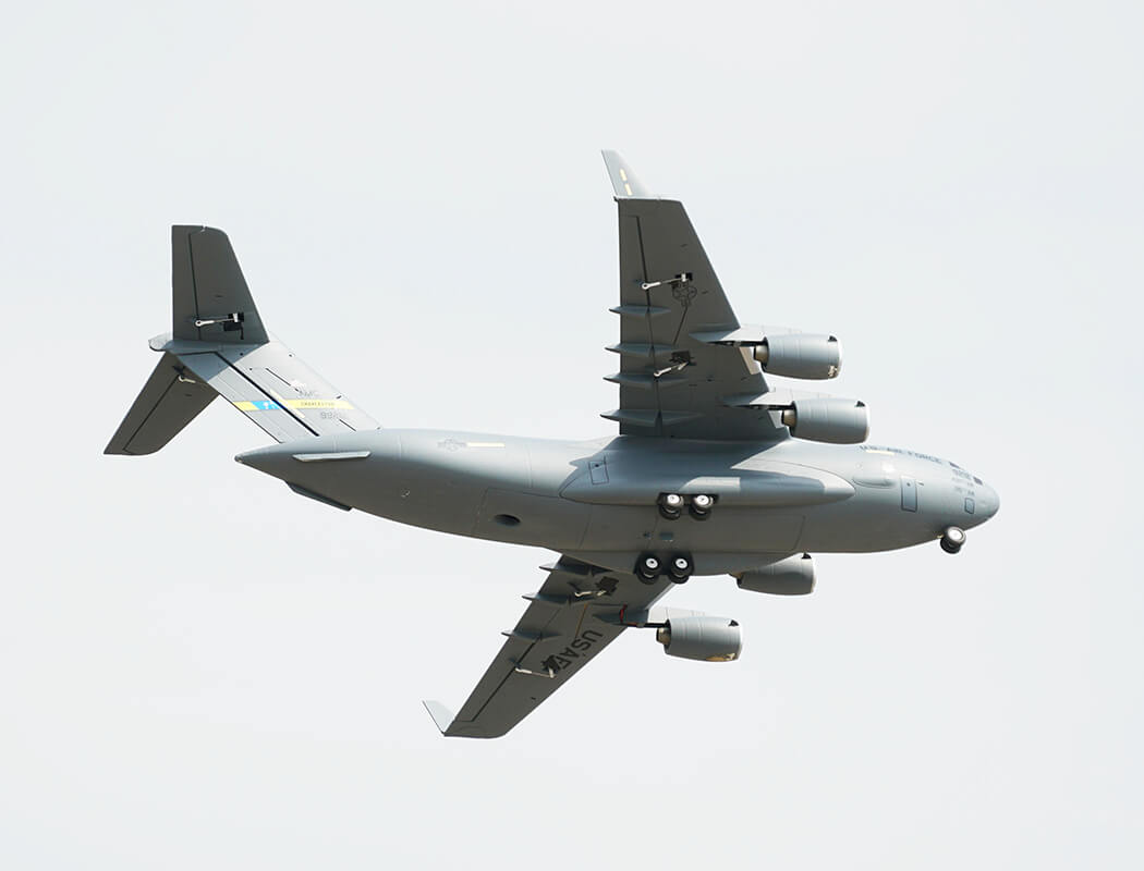 XFLY QUAD 40MM EDF GLOBEMASTER C-17 1200MM W/O TX/RX/BATT