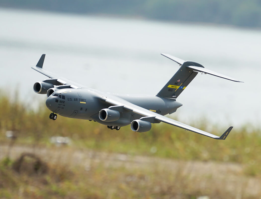 XFLY QUAD 40MM EDF GLOBEMASTER C-17 1200MM W/O TX/RX/BATT