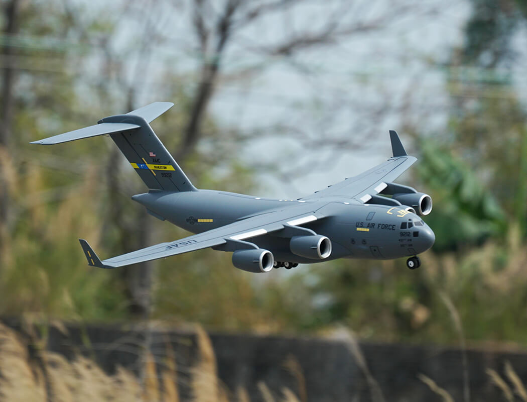 XFLY QUAD 40MM EDF GLOBEMASTER C-17 1200MM W/O TX/RX/BATT