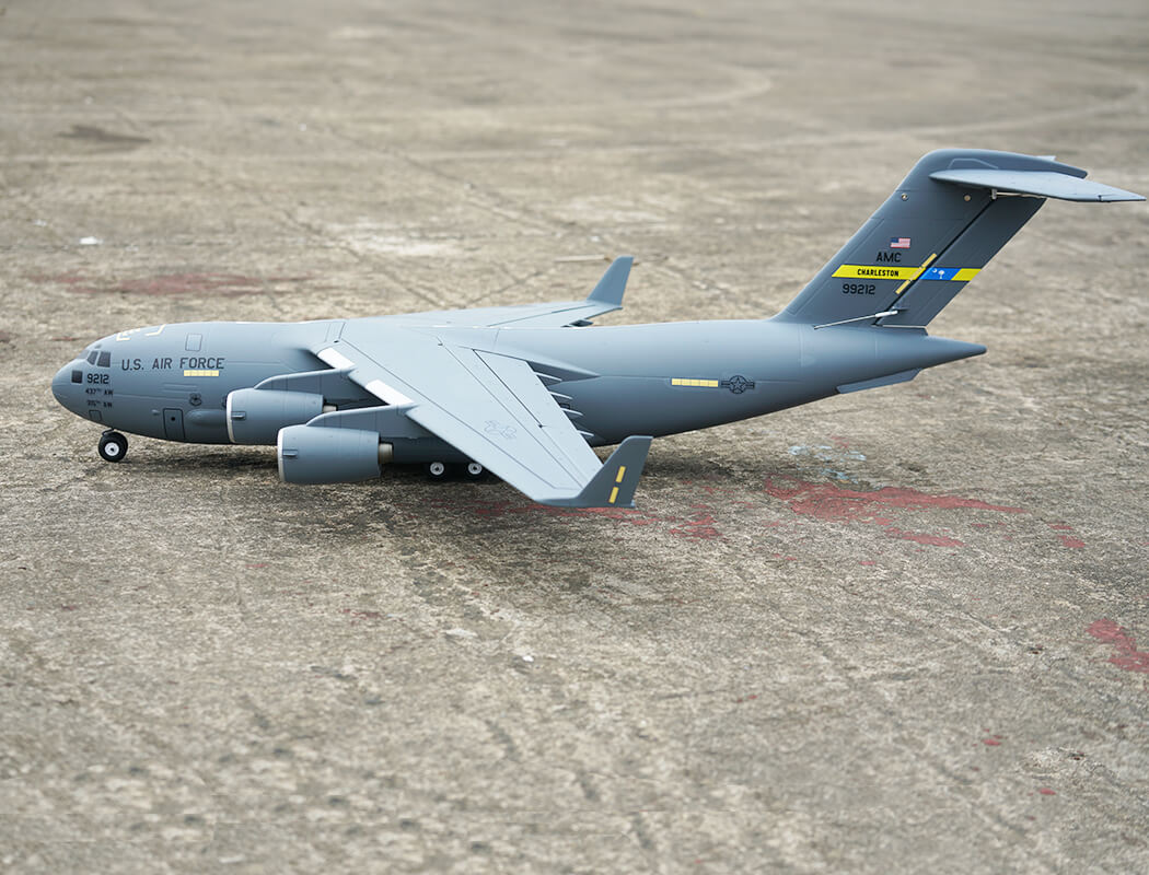 XFLY QUAD 40MM EDF GLOBEMASTER C-17 1200MM W/O TX/RX/BATT