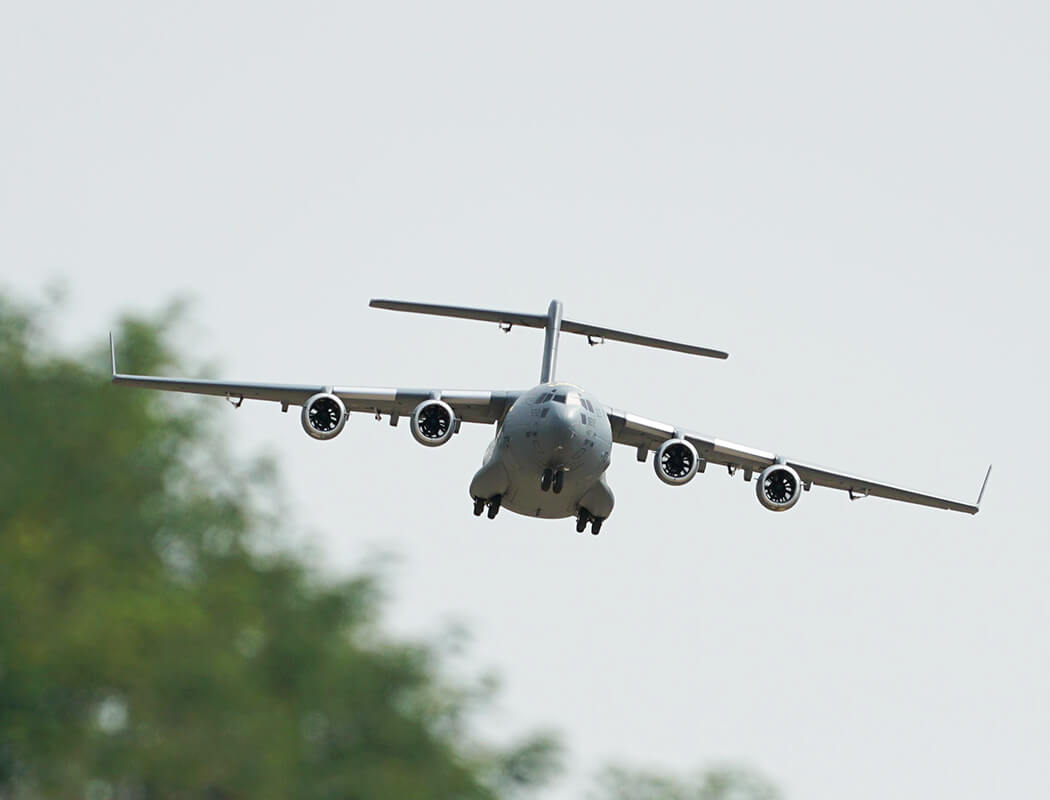 XFLY QUAD 40MM EDF GLOBEMASTER C-17 1200MM W/O TX/RX/BATT