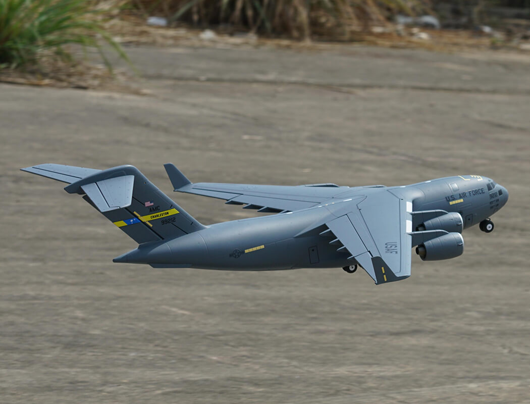 XFLY QUAD 40MM EDF GLOBEMASTER C-17 1200MM W/O TX/RX/BATT