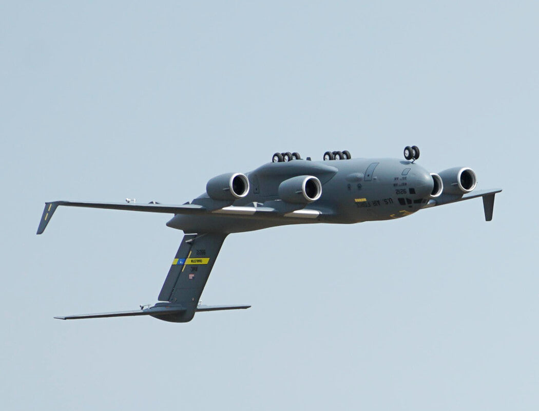 XFLY QUAD 40MM EDF GLOBEMASTER C-17 1200MM W/O TX/RX/BATT