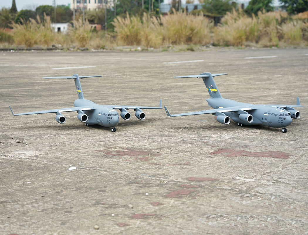 XFLY QUAD 40MM EDF GLOBEMASTER C-17 1200MM W/O TX/RX/BATT