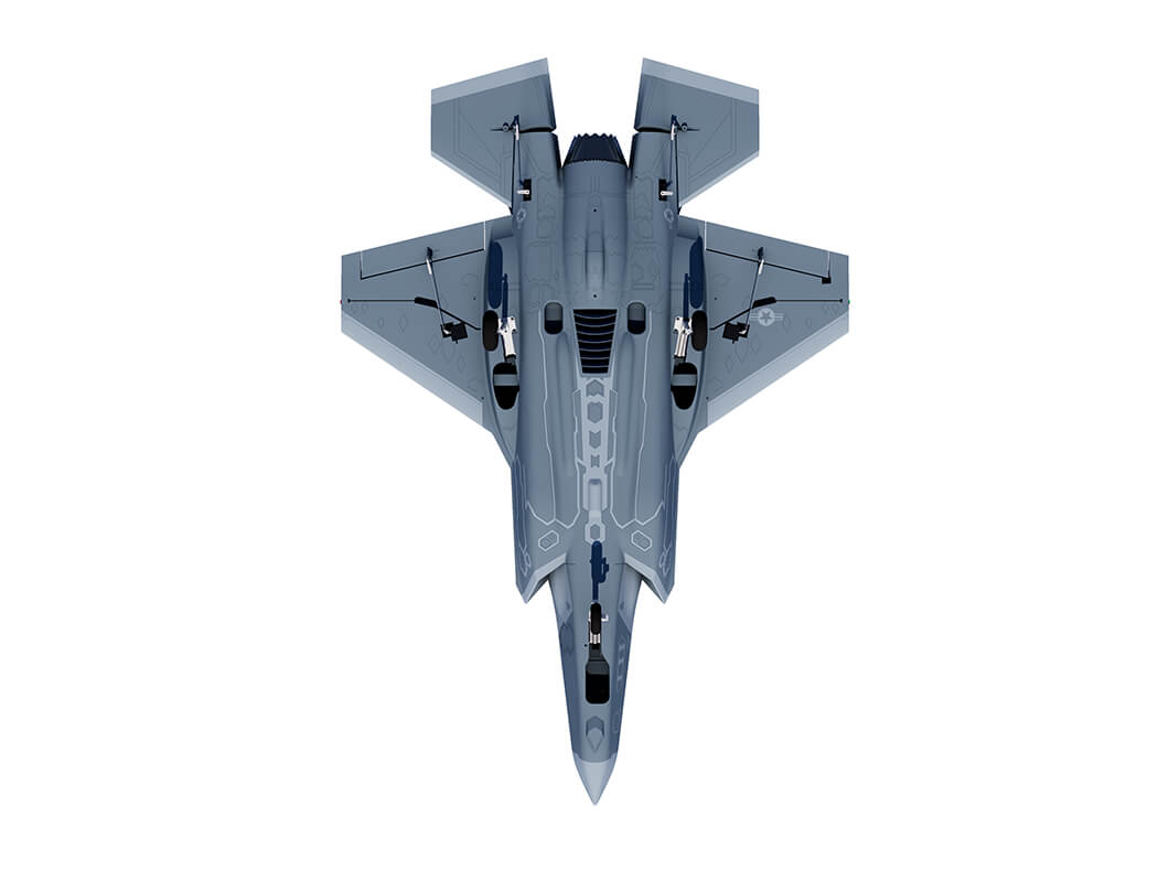 XFLY 70MM F-35 LIGHTNING EDF 750MM WITH RETRACT WITHOUT TX/RX/BATT - PRE ORDER - EXPECTED 2026