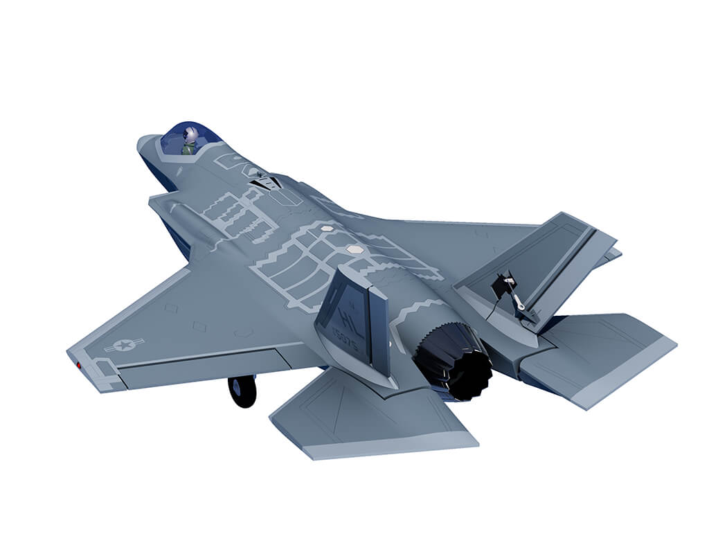 XFLY 64MM F-35 LIGHTNING EDF 750MM WITH RETRACT WITHOUT TX/RX/BATT - PRE ORDER ONLY - EXPECTED EARLY OCTOBER