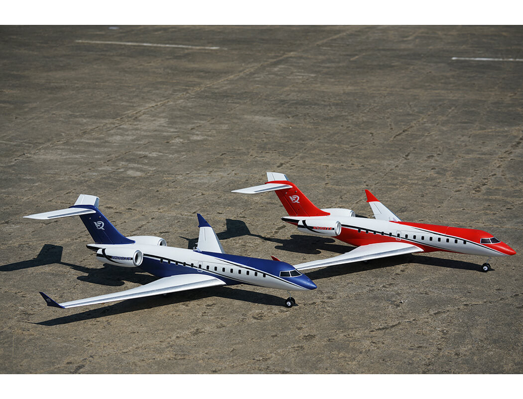 XFLY TWIN 40MM J-65 EDF BUSINESS JET PNP - BLUE - Pre Order - Expected late March