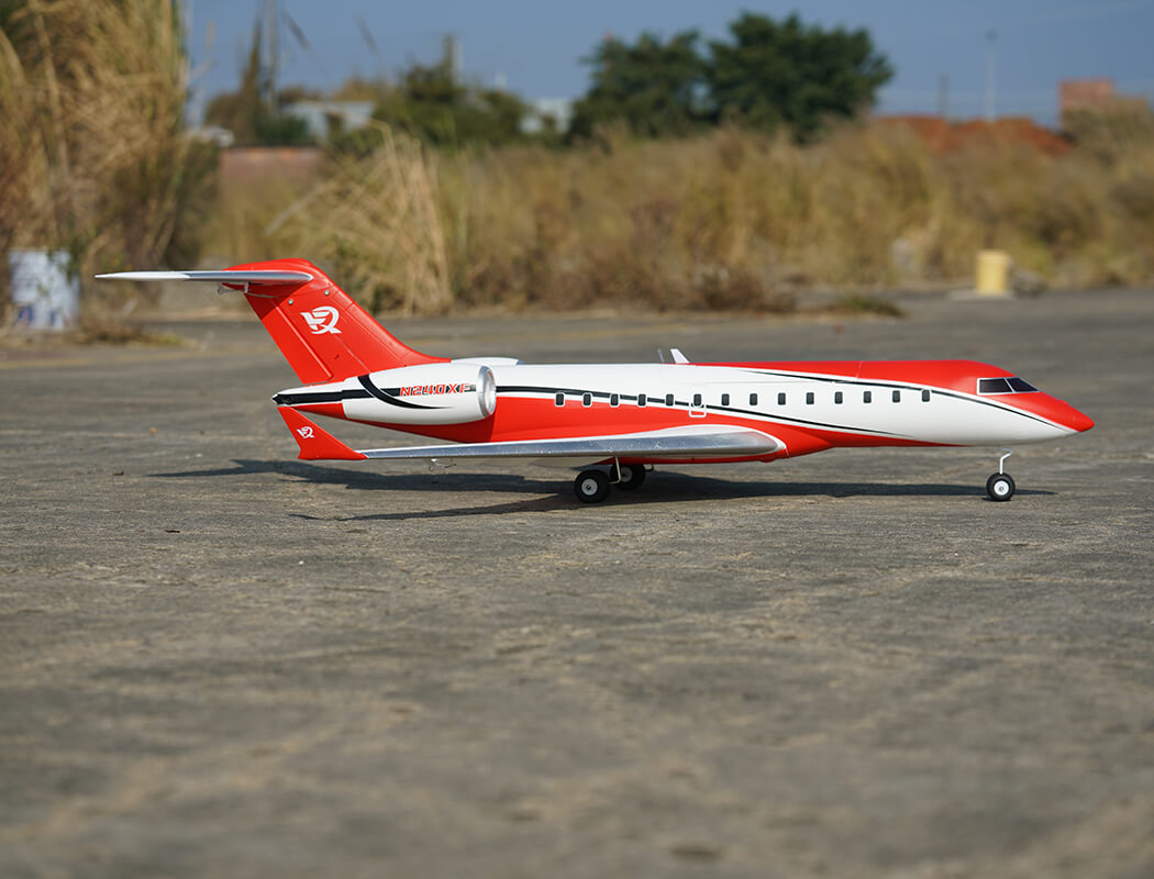 XFLY TWIN 40MM J-65 EDF BUSINESS JET PNP -RED - Pre Order - Expected late March