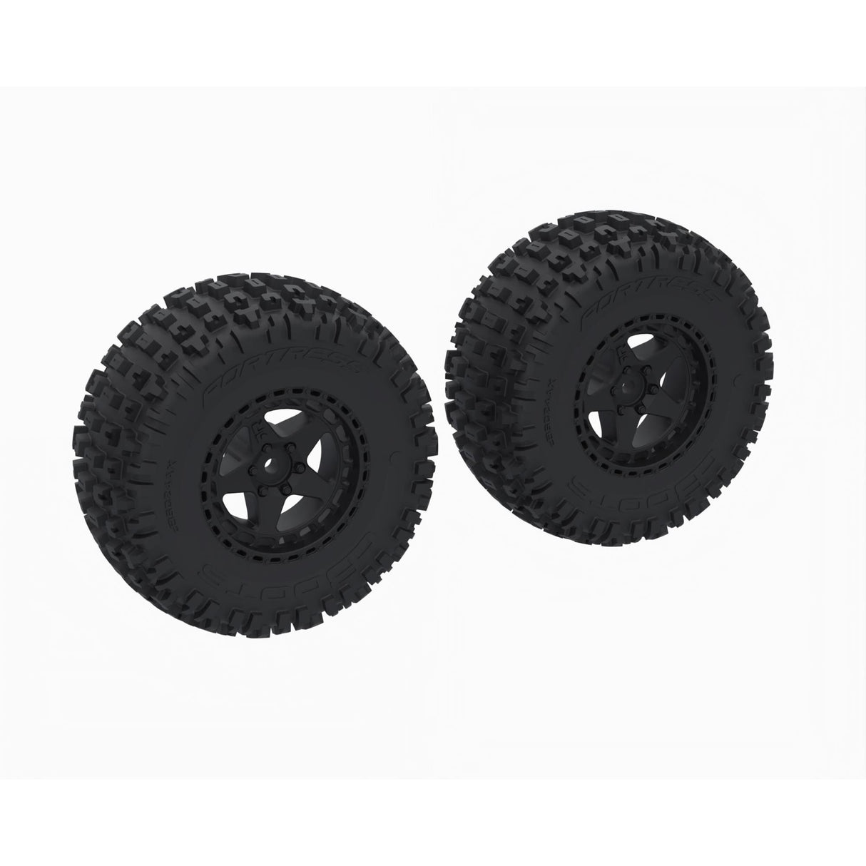 DBOOTS FORTRESS SC Tire Set Glued Black (2)