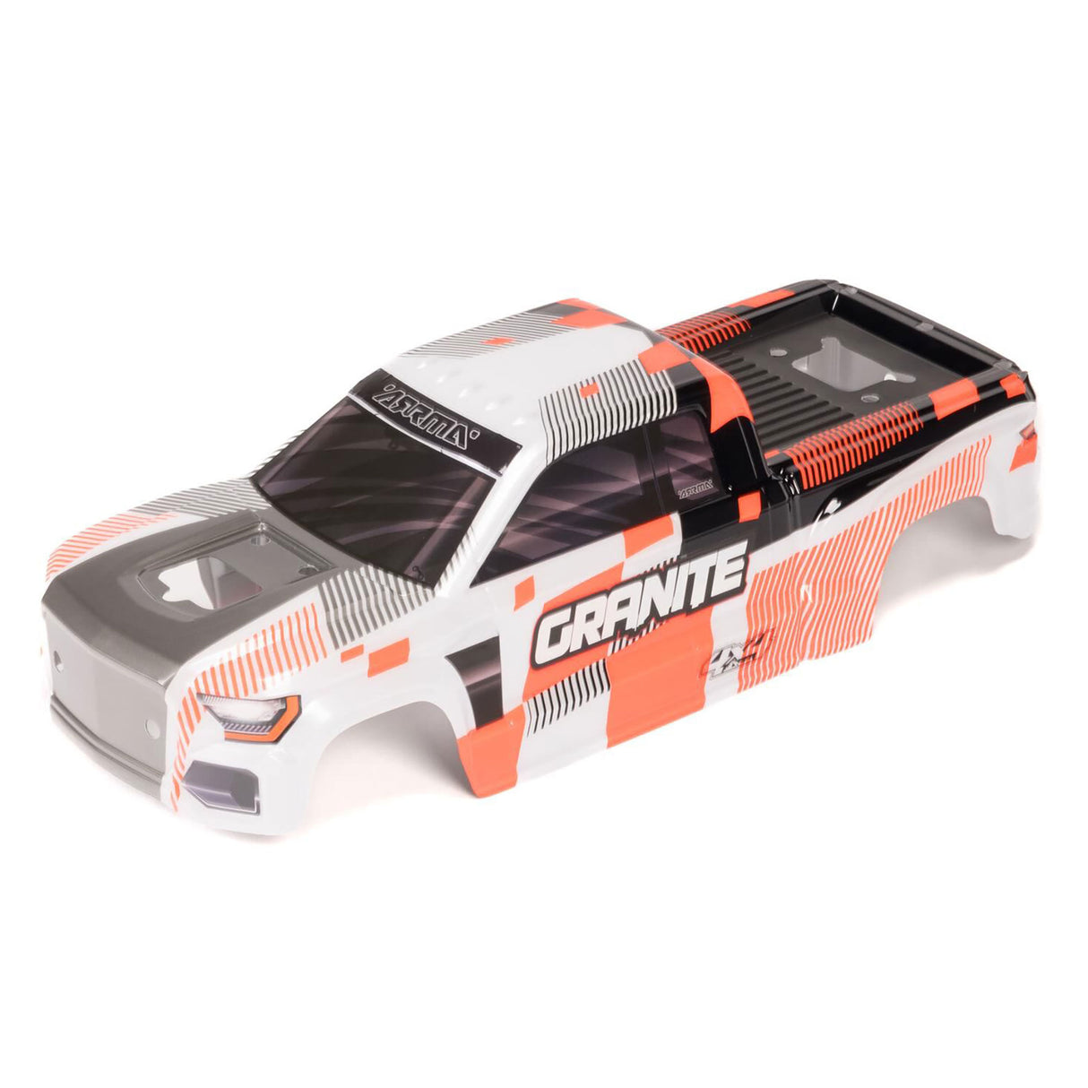 1/10 Clipless Painted Decaled Body Orange: GRANITE 4X4