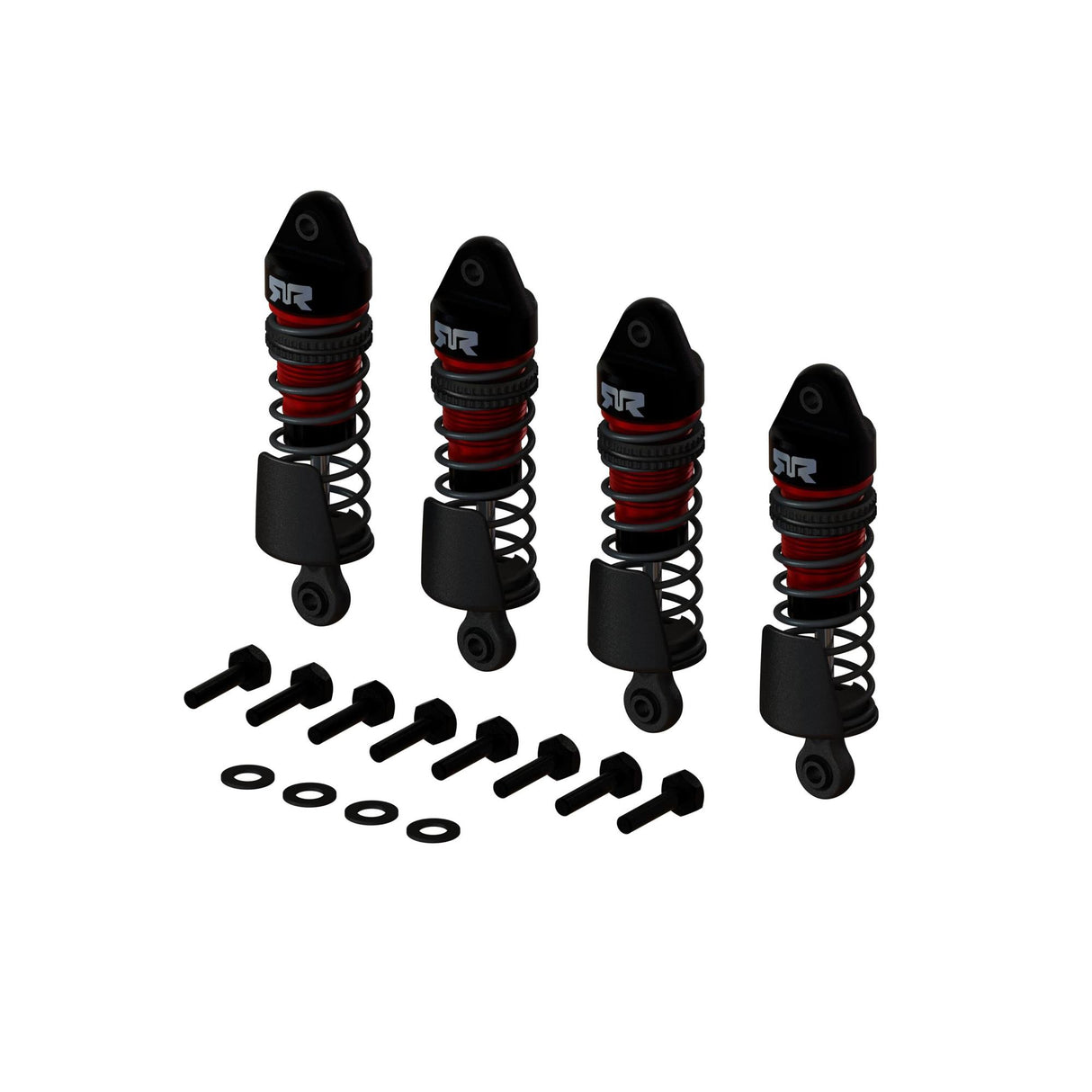 Aluminum Shock Set L:58mm 300cSt Oil (4pcs) - GROM Granite