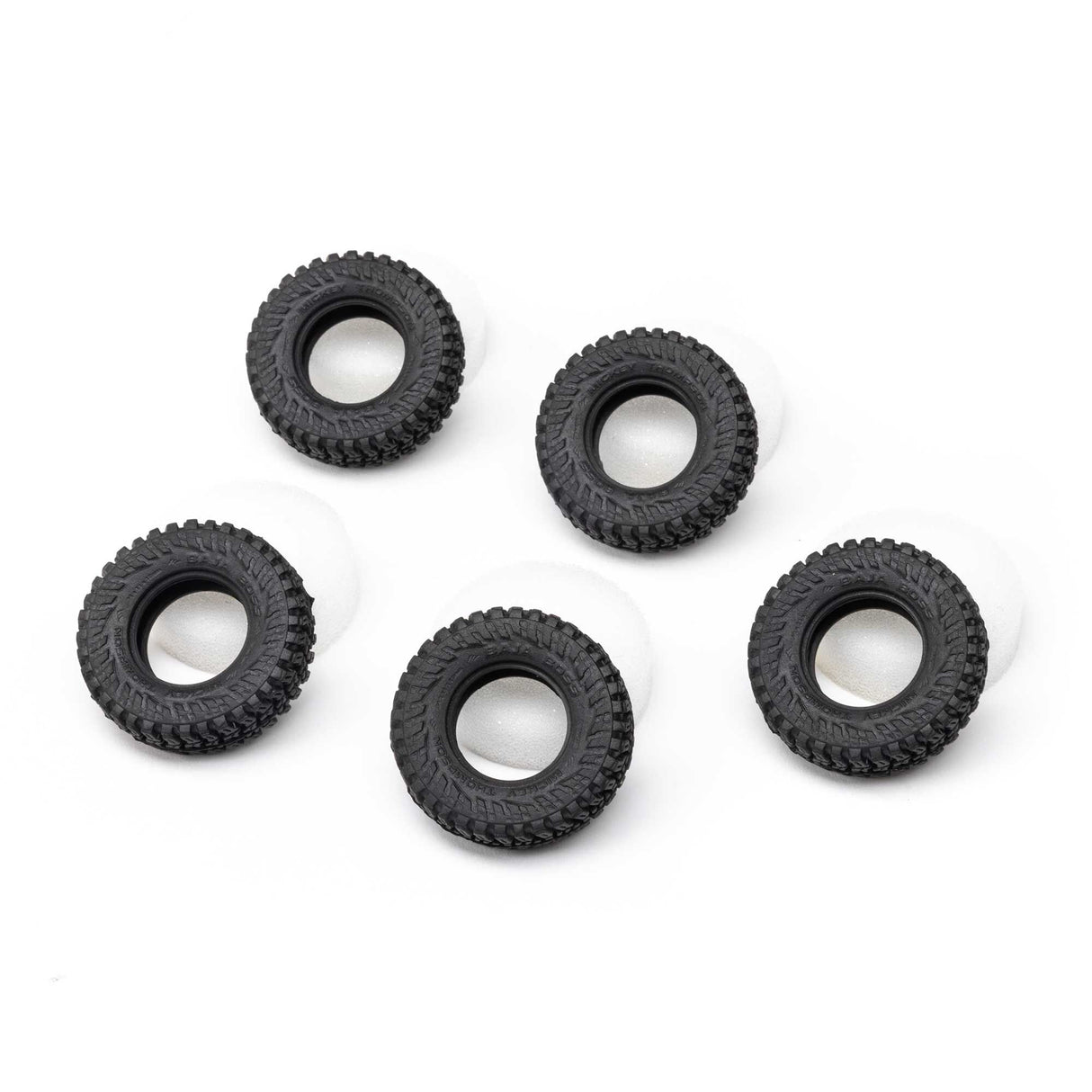 AXIAL Tires & Foam (5) M/T Baja Boss: SCX30