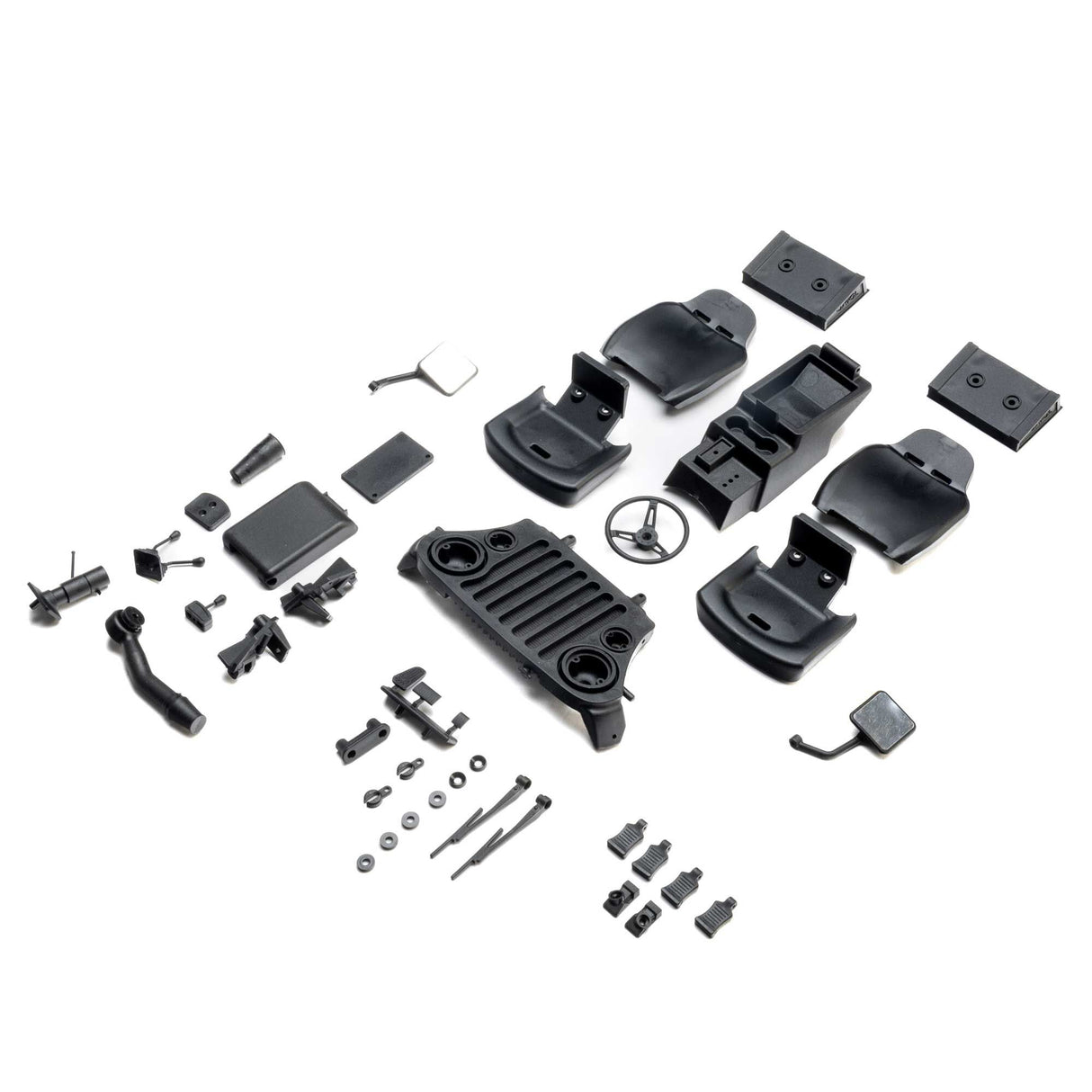 AXIAL Body Details Int/Ext CJ-7: SCX10 III Z-AXI-3858