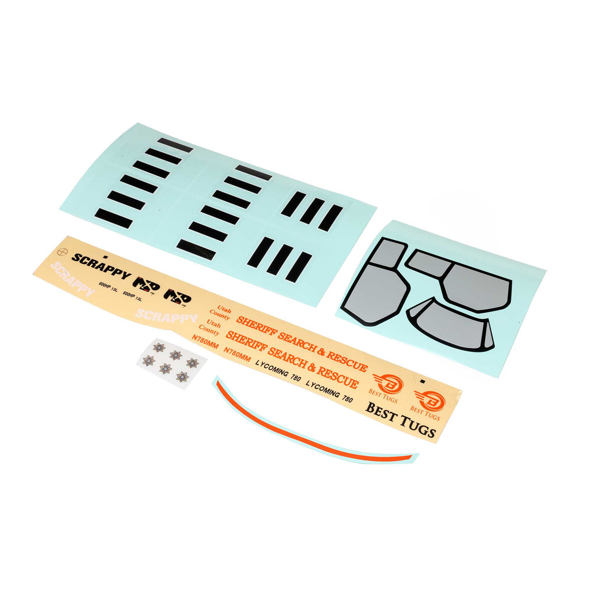 EFlite Decal Sheet: Micro Scrappy 800