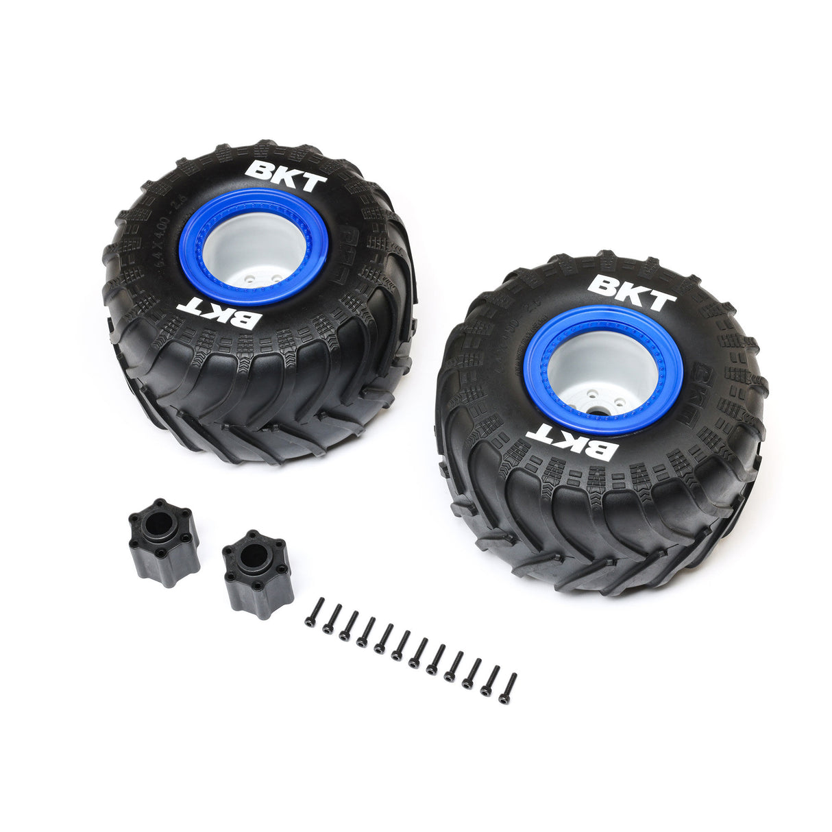Losi BKT 2.6 Monster Truck Tire Med Premount Blue (2): LMT 2. Z-LOS-1819
