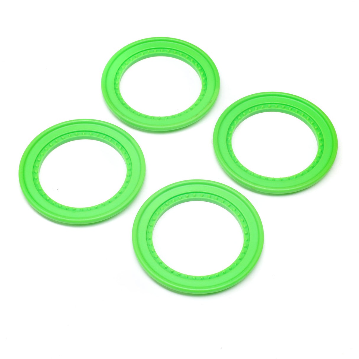 Losi Snap-in Beadlock Rings Green (4): LMT 2.0 Z-LOS-1820