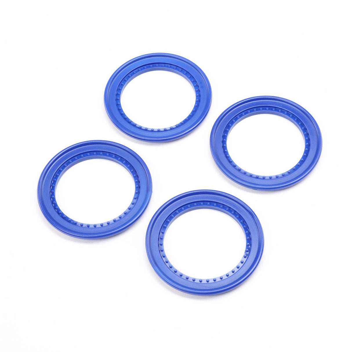 Losi Snap-in Beadlock Rings Blue (4): LMT 2.0 Z-LOS-1821