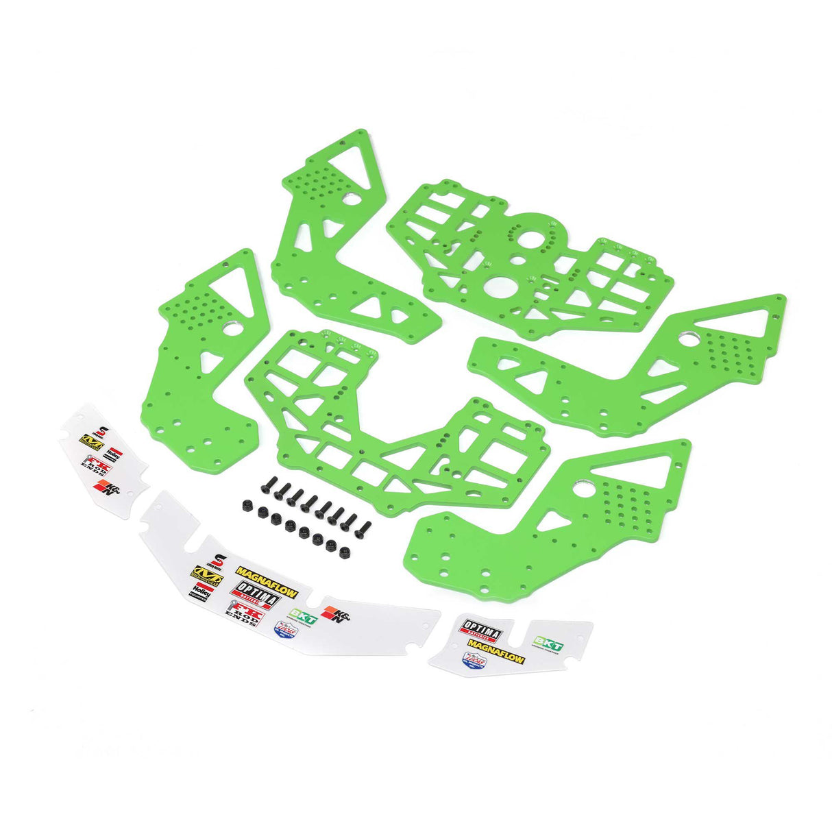 Losi Chassis Plate Set Green: LMT 2.0 Z-LOS-1826