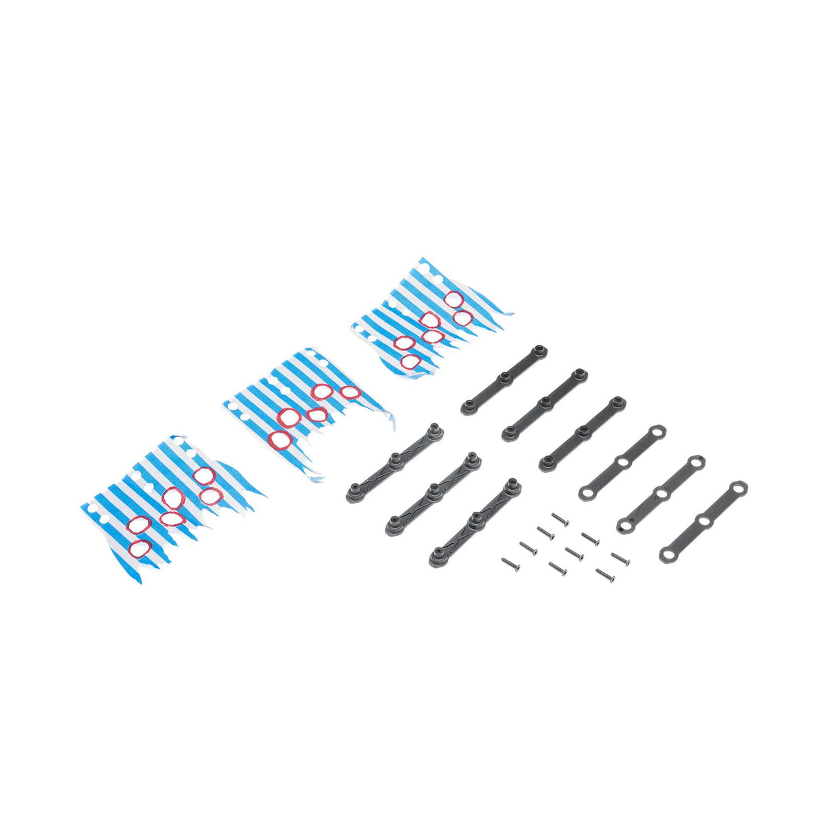 Losi Cloth Truck Bed Sides & Mounts Zombie: Mini LMT