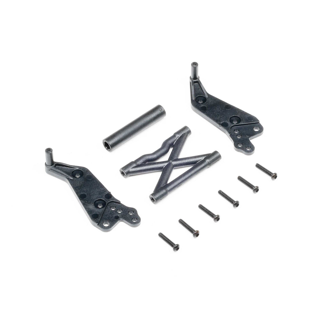 Losi Wheelie Bar Set Black: Mini LMT