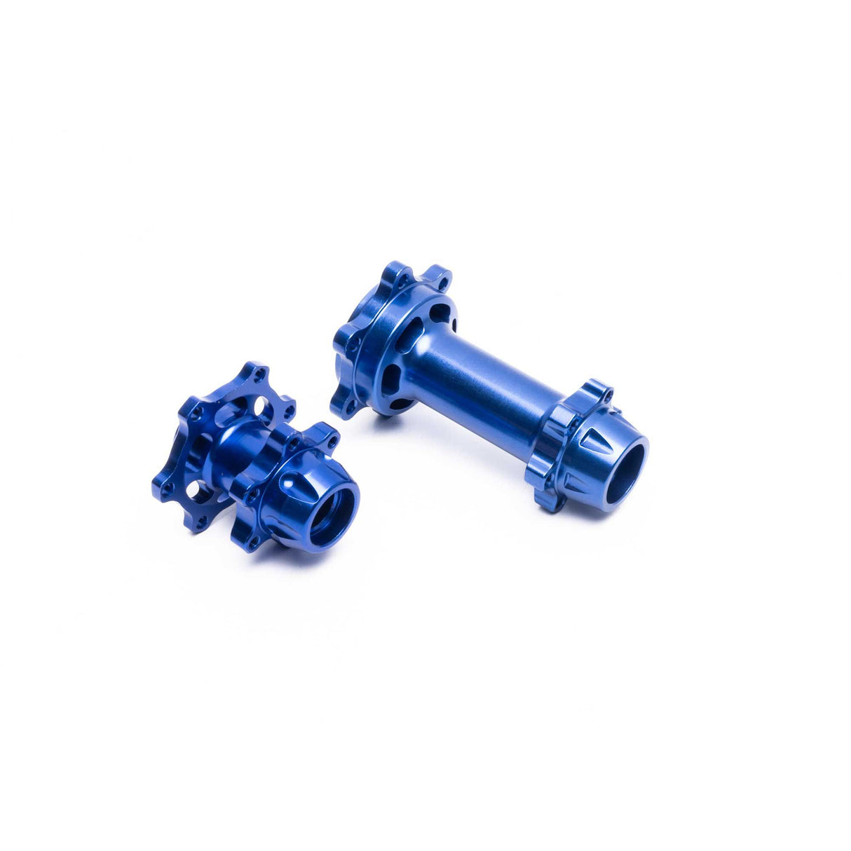 Aluminum Hub Set Machined Blue: Promoto-MX