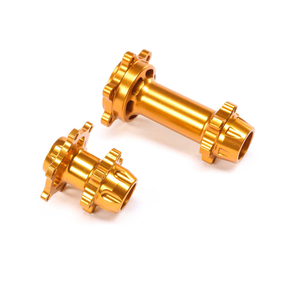 Aluminum Hub Set Machined Gold: Promoto-MX