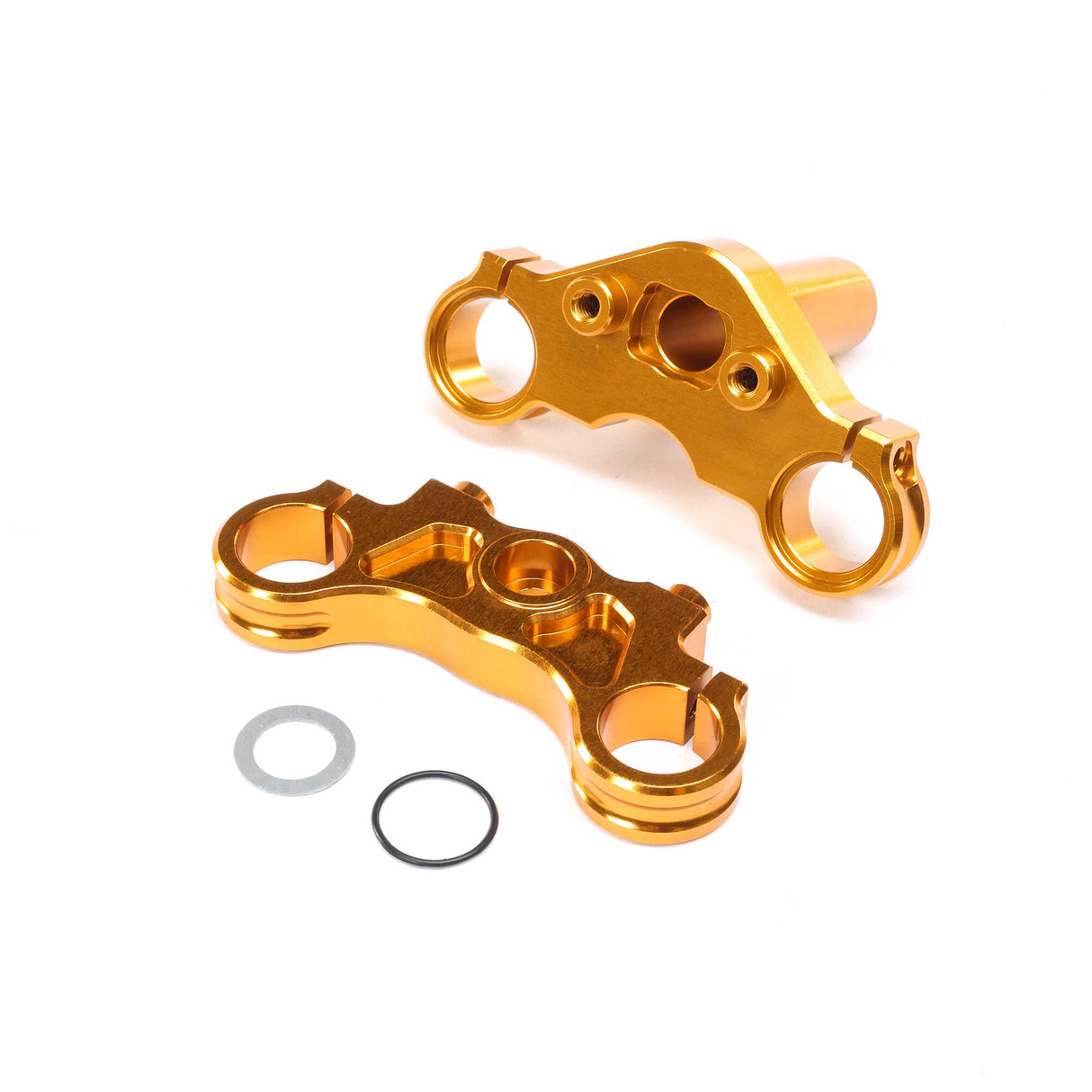 Aluminum Triple Clamp Set Gold: Promoto-MX