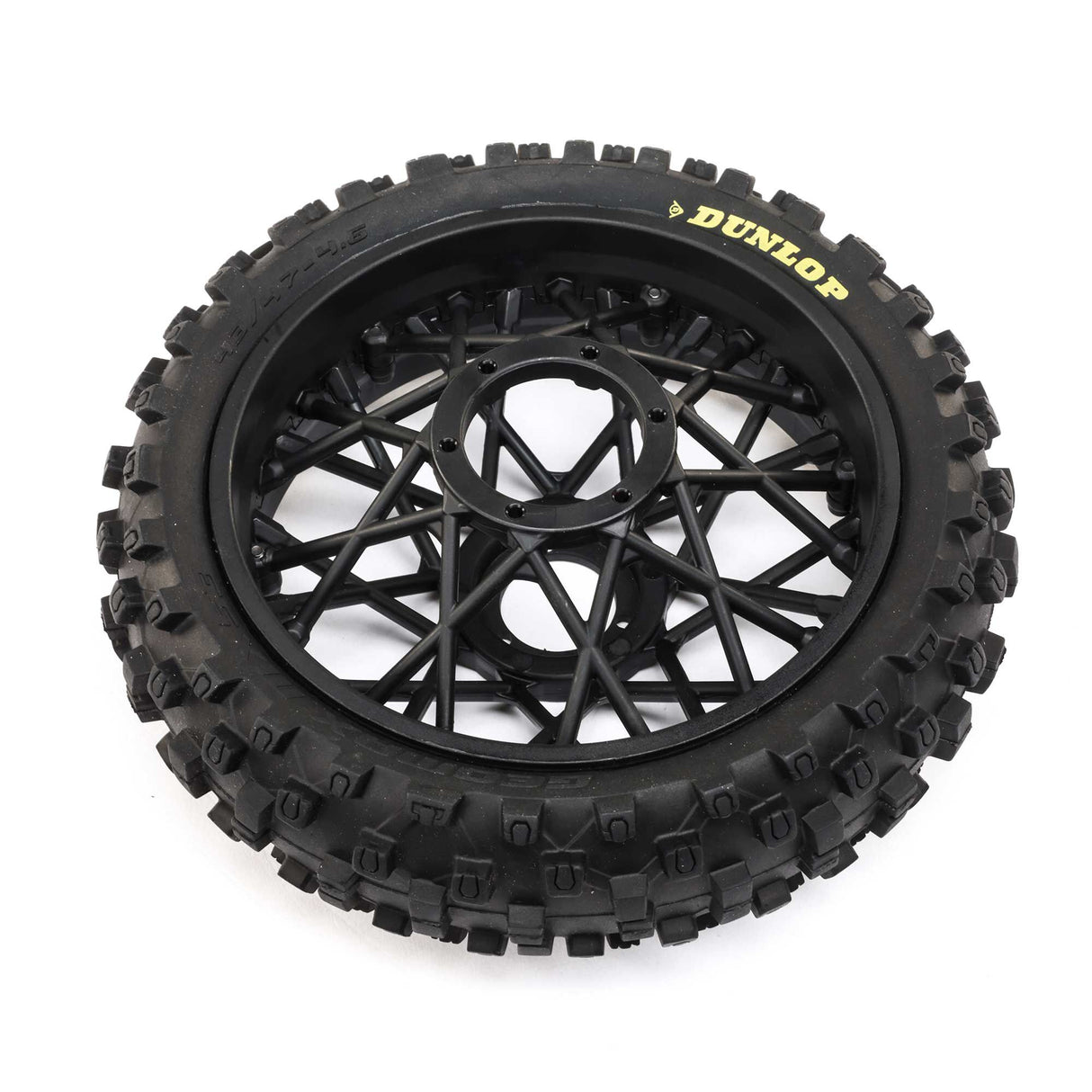 Dunlop MX53 Rear Tire Mounted Black: Promoto-MX