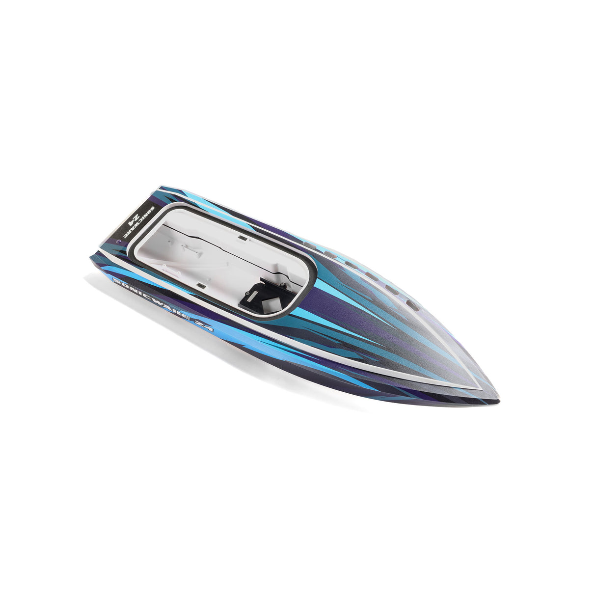 Proboat Hull White/Blue: Sonicwake 24 Inch