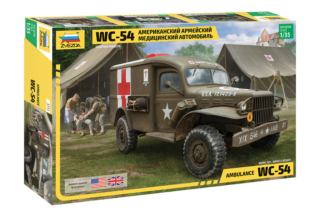 ZVEZDA Dodge WC-54 Ambulance 1/35 3711