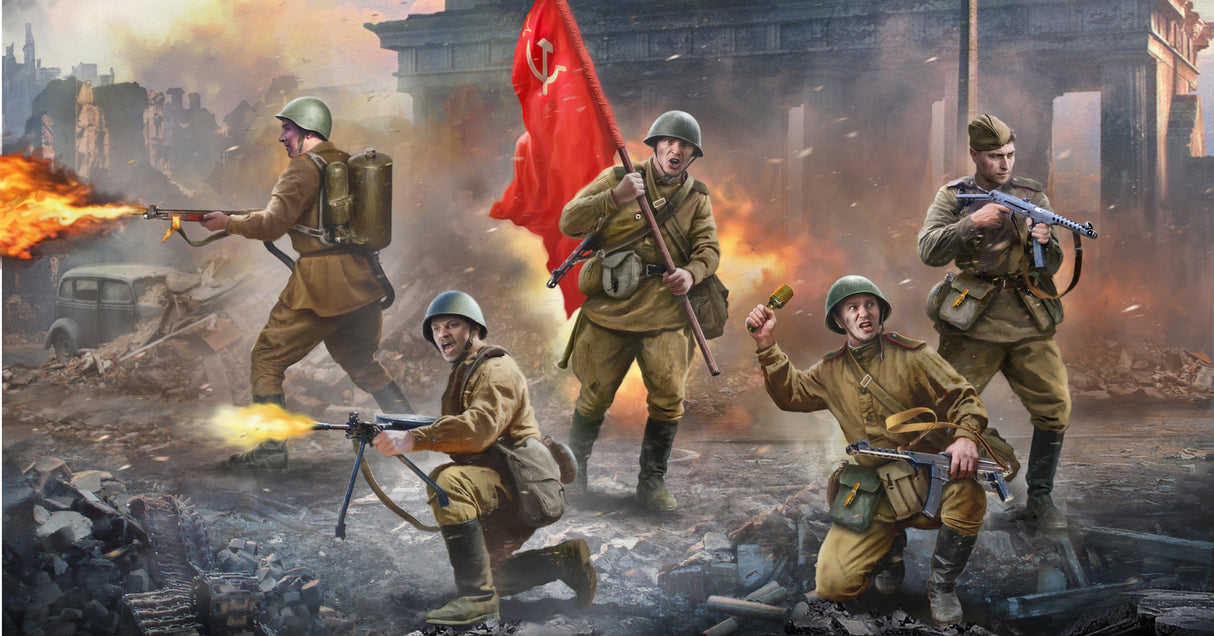 Soviet Infantry Berlin 1945 (5 Figures)