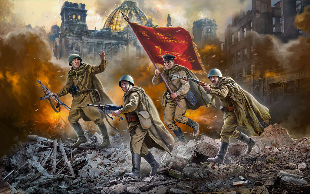 ZVEZDA WWII Soviet Guards Infantry 1/72