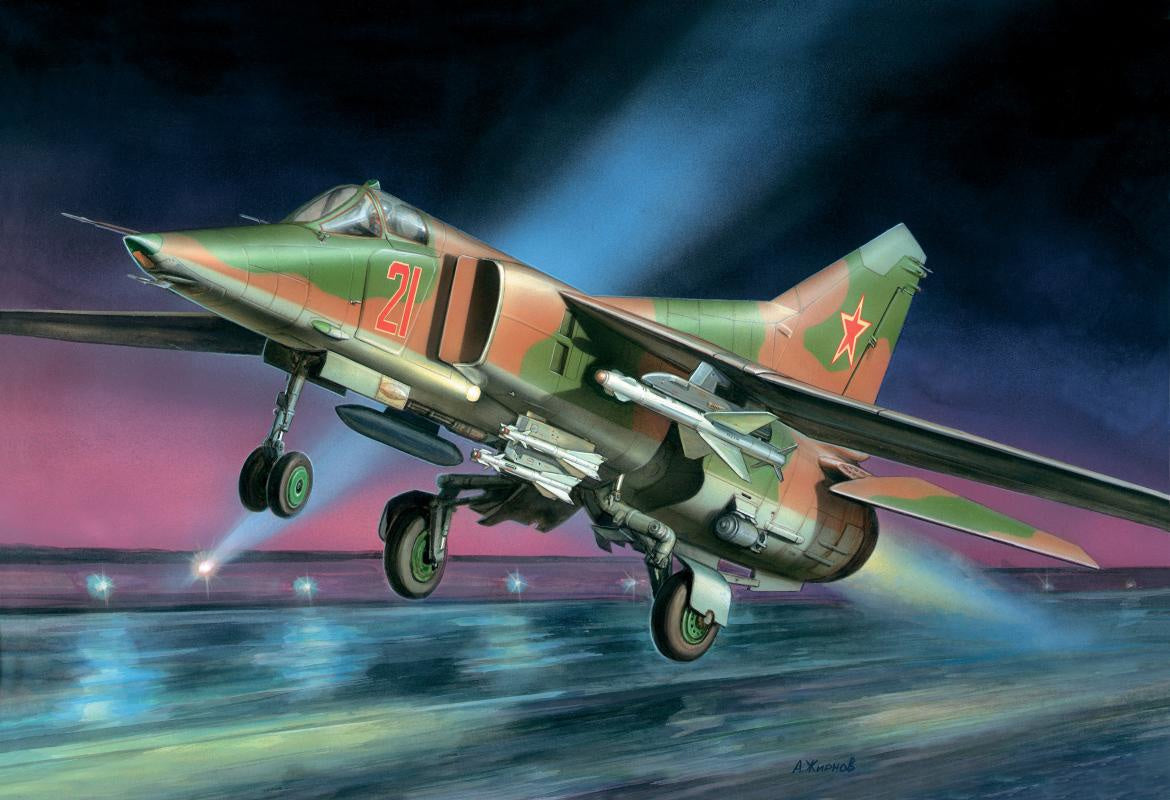 ZVEZDA MiG-27 aircraft kit 1:72