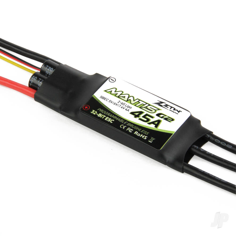 Mantis 45A SBEC ESC G2 (2-6 Cells)
