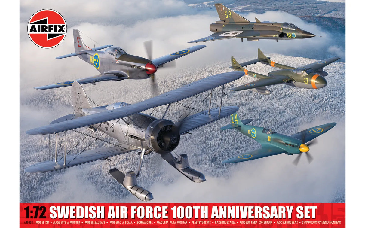 Airfix 1:72 Swedish Air Force 100th Anniversary Set A40004