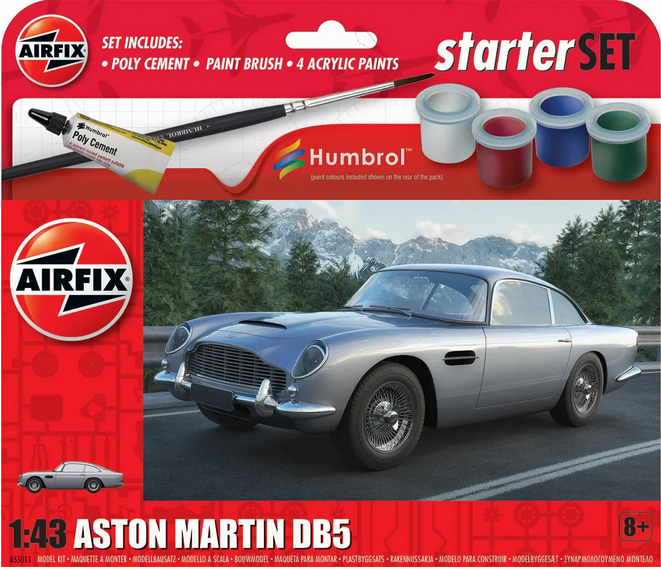 Airfix 1/43 Aston Martin DB5 Starter Set A55011
