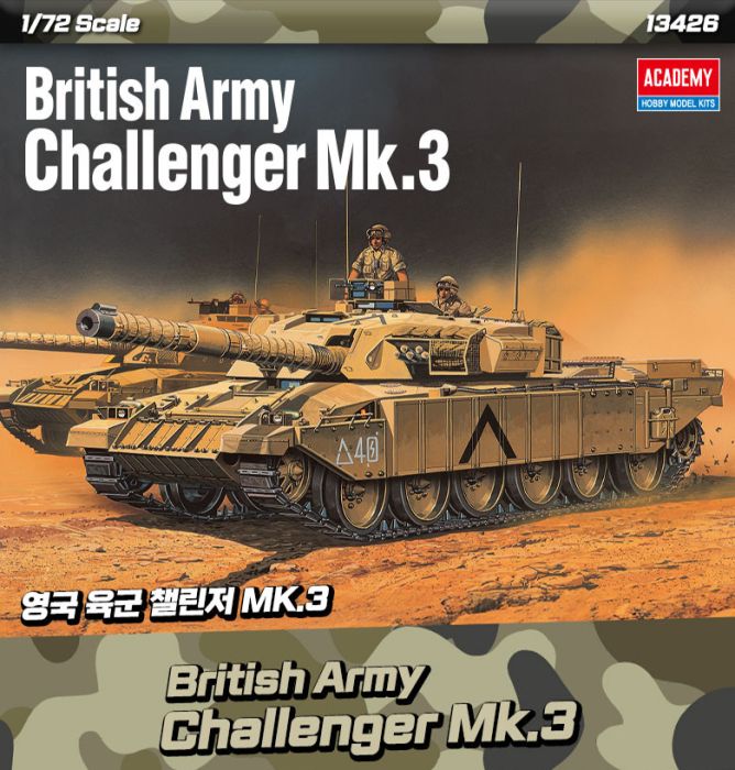 Academy 1/72 British Army Challenger Mk.3 Kit 13426