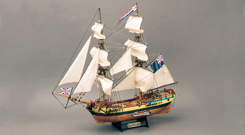 Artesania 1/50 HMS Supply First Fleet + Figurines