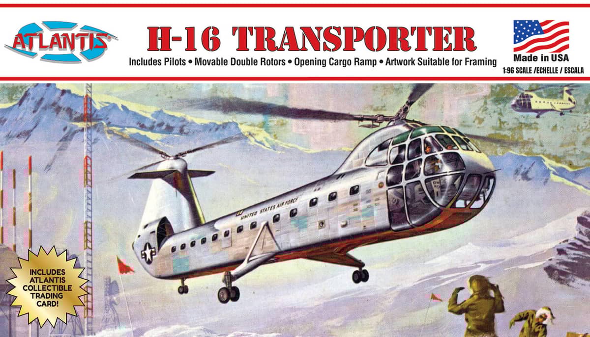 Atlantis 1/96 H-16 Piasecki Helicopter Model Kit AMCH223