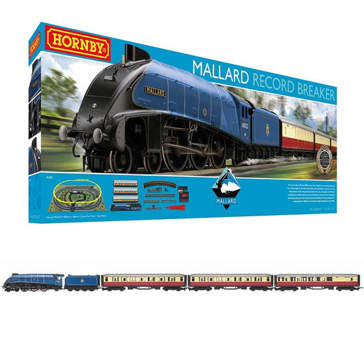 Hornby Mallard Record Breaker Train Set - Era 3 R1282M