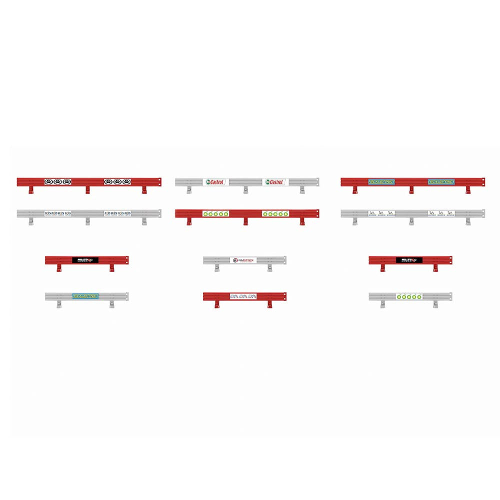 Scalextric Crash Barriers With Stickers C8191