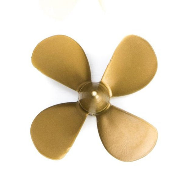 Brass Propeller (Classic) 4 Blade 45mm M4 RH
