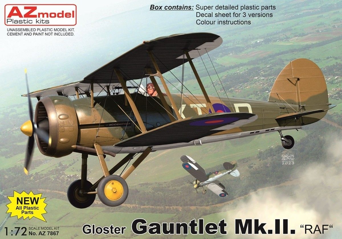 AZ Model 1/72 Gloster Gauntlet Mk.II RAF 7867
