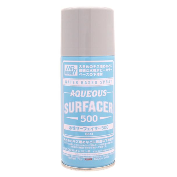 Mr Aqueous Surfacer 500 170ml Mr Hobby B-614