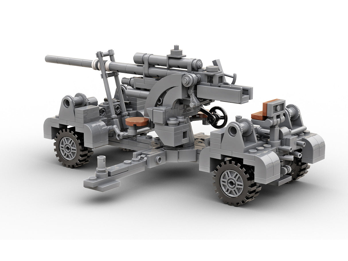 Build Army 88mm Flak 36 Artillery