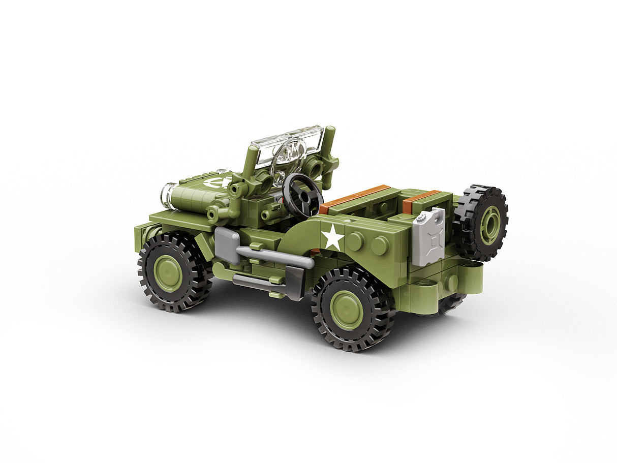 Build Army Willys MB Jeep Utility Vehicle